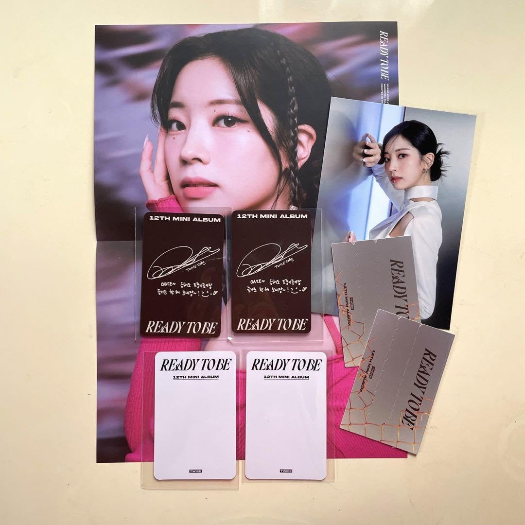 Amazon.co.jp: TWICE ダヒョン ready to be セット トレカ 売り