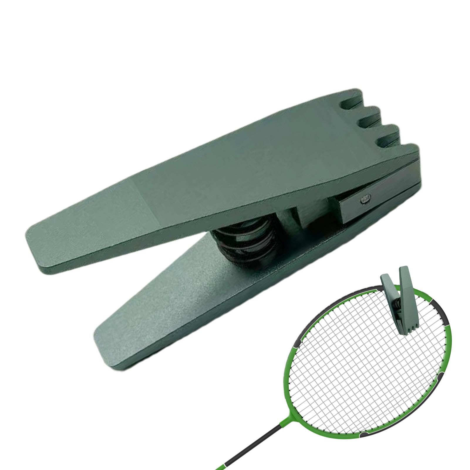 Zubehör zum Bespannen von Badmintonschlägern – Schlägerklemme, Besaitungsklemmen für Badmintonschläger | Besaitungsklemme für Tennisschläger, Besaitungswerkzeug für Schläger – 4-zackige Badminton-Span