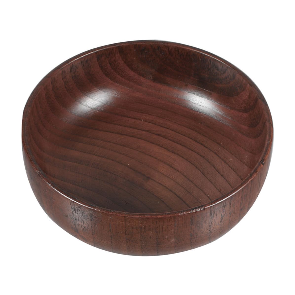 Cuenco de madera resistente al calor multifuncional de diseño grande
