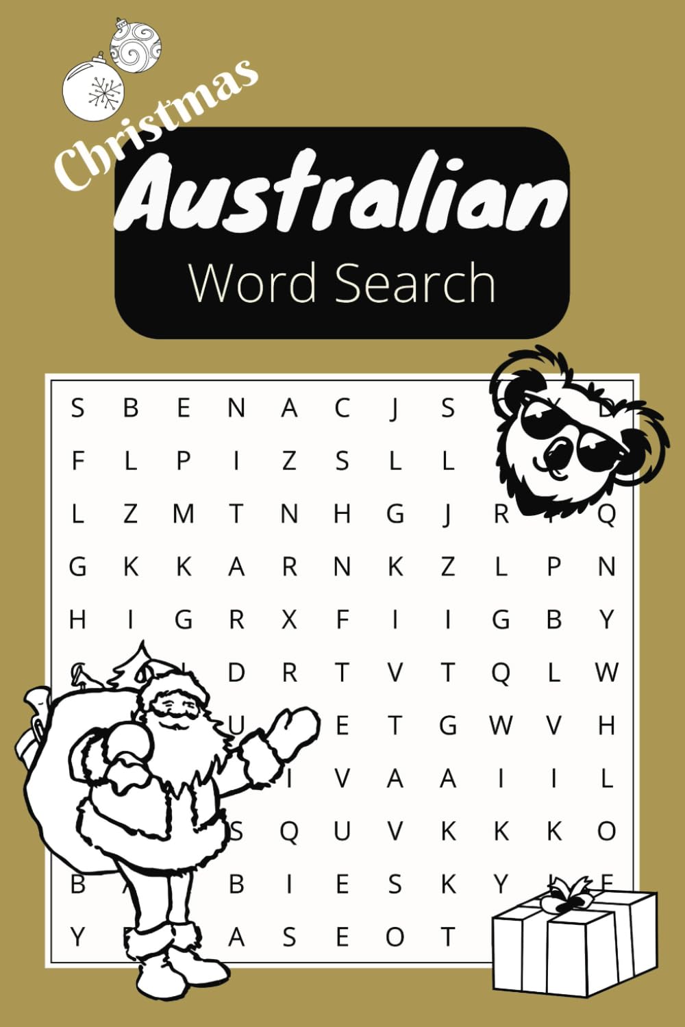 An Australian Christmas Word Search Book: Australian Christmas Word Find Puzzle book for adults, seniors and teens.