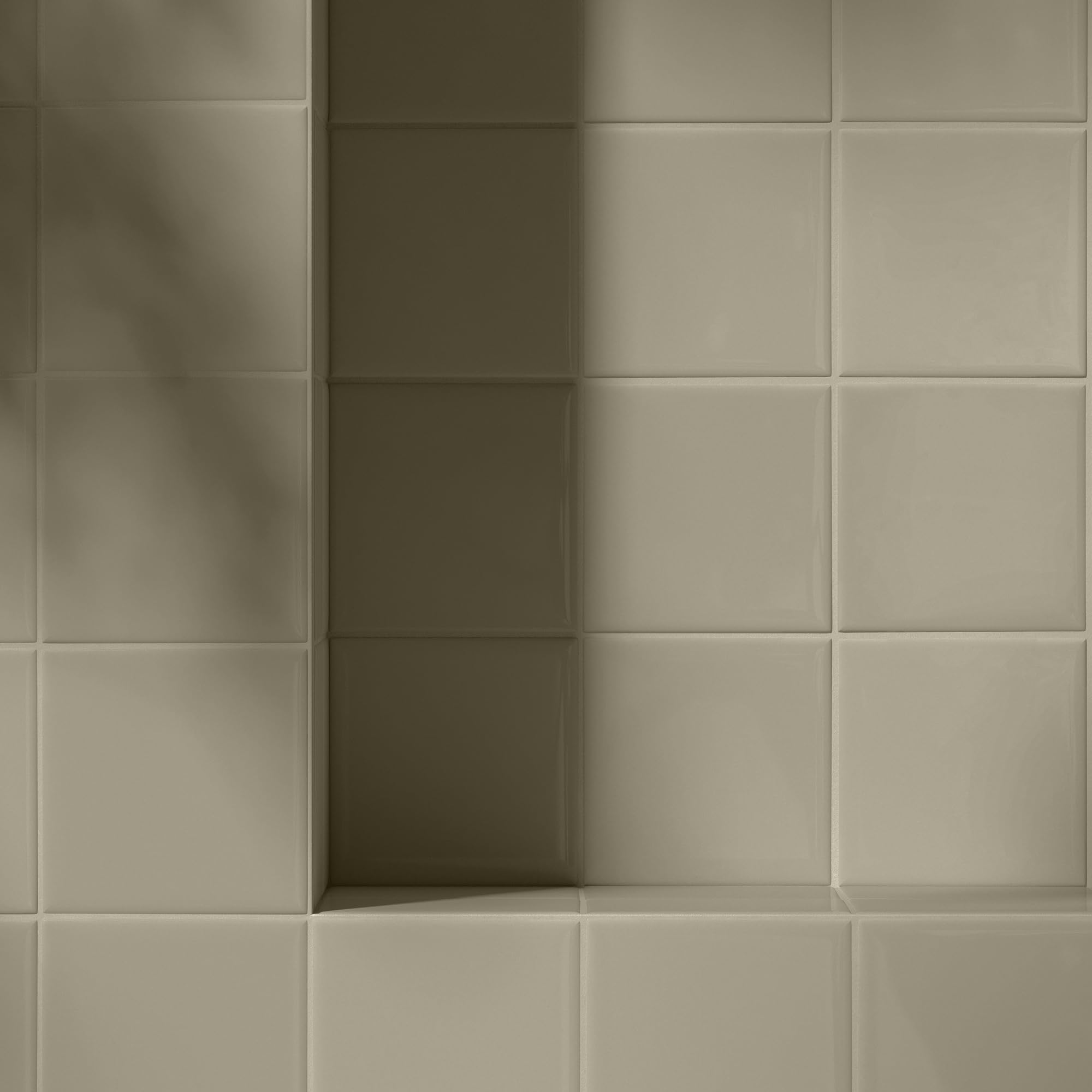 EPODEX 1K Peinture carrelage cuisine, salle de bain et plus - vernis carrelage mural à usage normal, peinture satinée, 1kg (une couche sur 8m²) - Gris olive - Pastel | Peinture pour carrelage mural à usage normal, vernis satiné, 1 kg (8 m² en une seule co