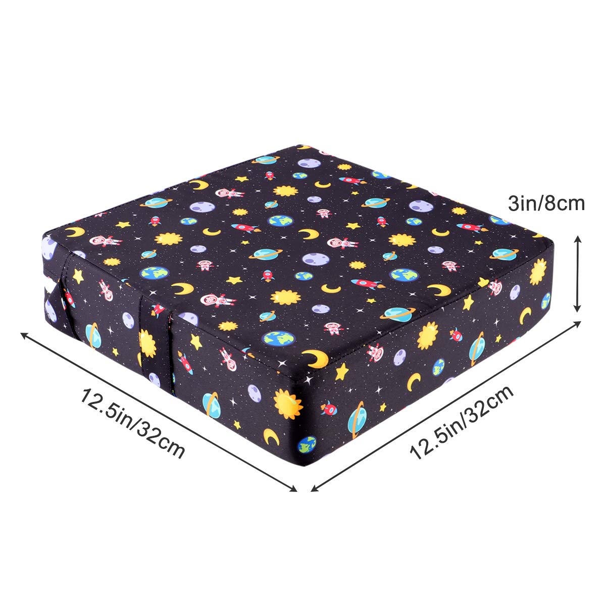1 Pc Cojín Para Aumentar La Altura De La Silla De Comedor Para Niños Comedor De Refuerzo Para Niños Pequeños Cojín Para El Bebé Niño Pequeño Asiento Silla Del Comedor Tela De Sarga
