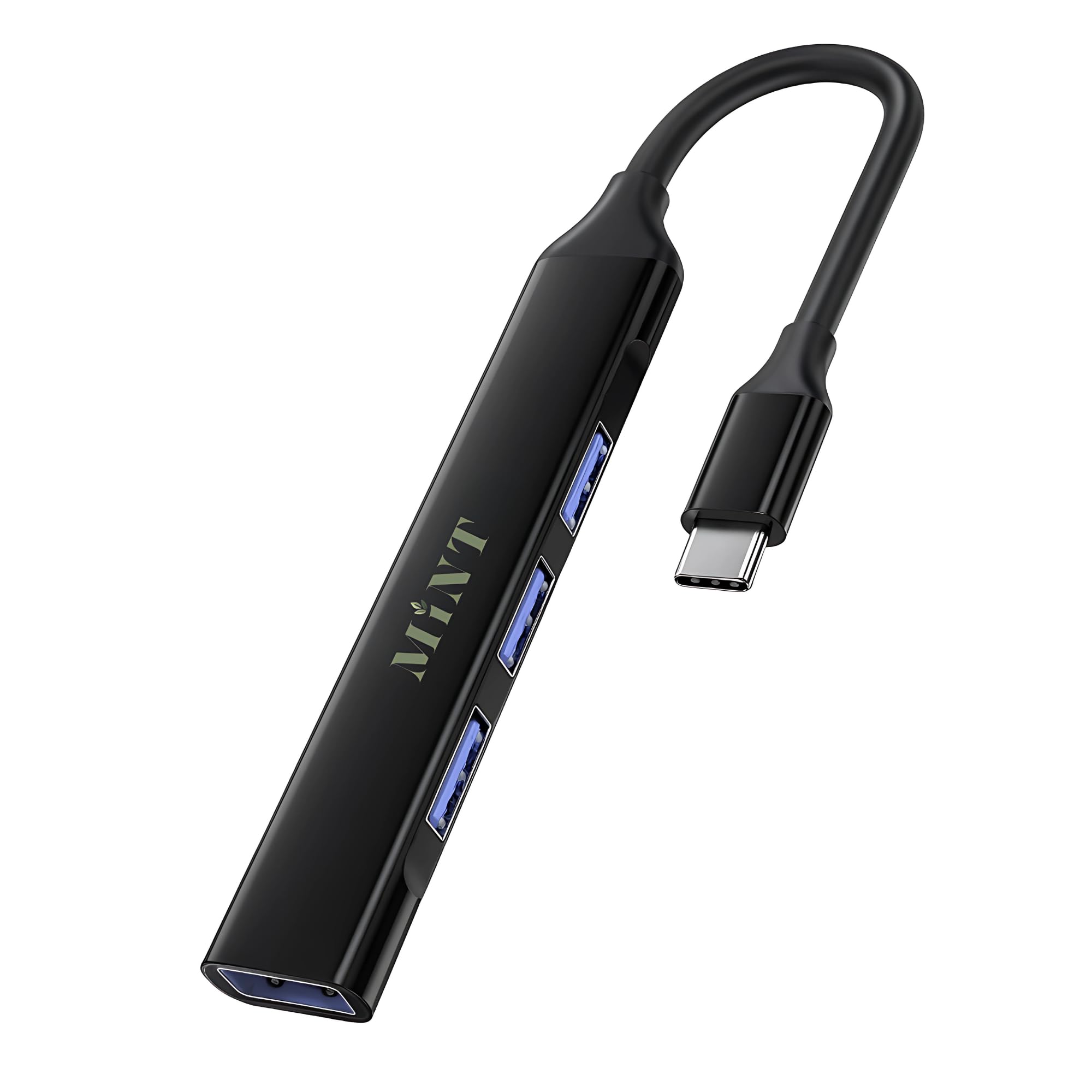 MINT USB C Hub 4 Port USB Adapter for Laptop MacBook USB C to USB Hub with USB