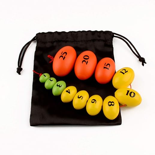 Wooden Prader Orchidometer, Prader Balls, Endocrine Rosary for Measuring Testis Scale in Clinic/Hospital, Best Gift for En...