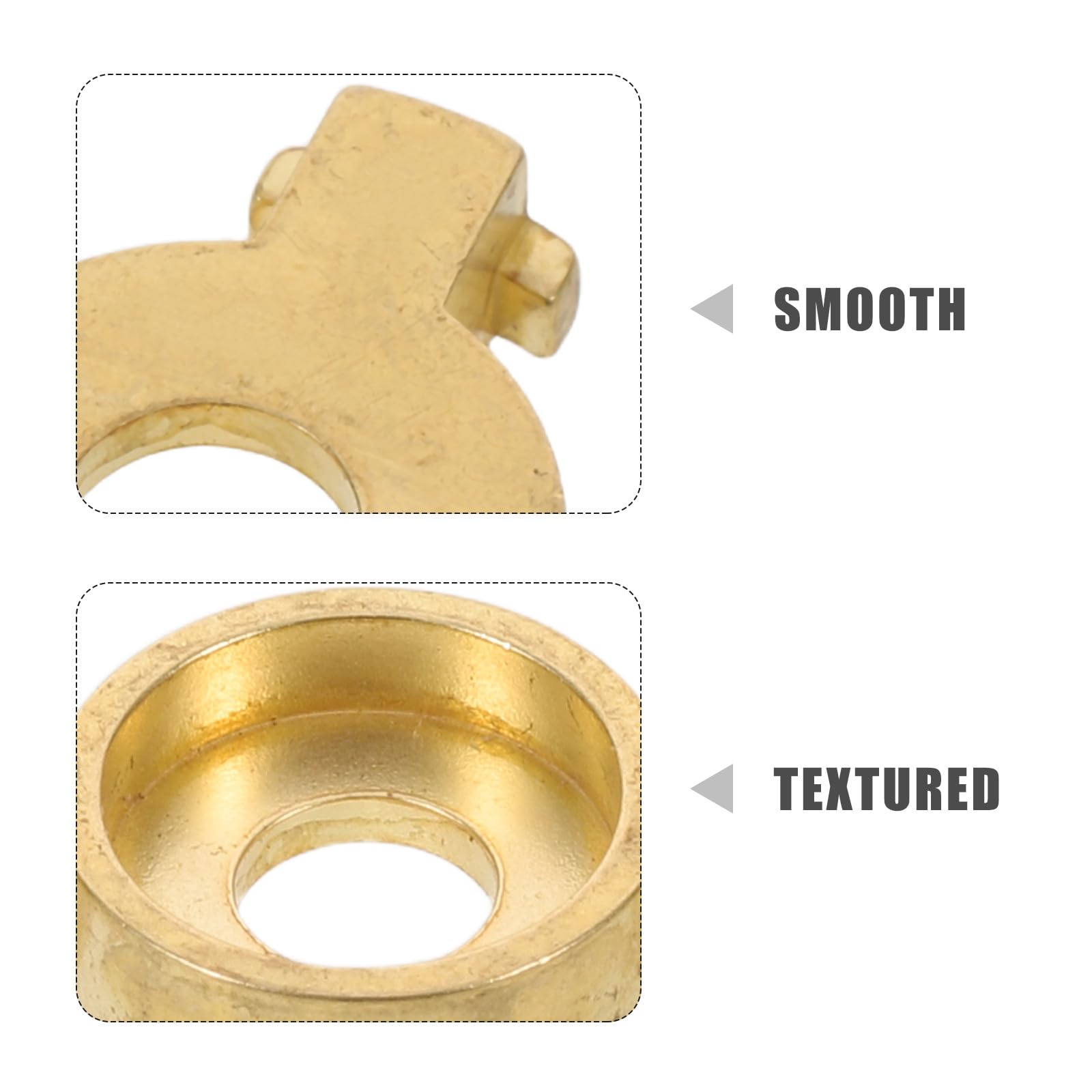 ERINGOGO Guide de piston de trompette compatible avec Yamaha : Plaques de réparation pour trompettes - Pièces de rechange pour instruments en laiton