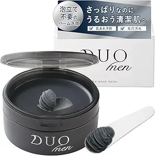 【オトコの皮脂やにおいの元を徹底洗浄】 DUOmen ザ ウォッシュバーム 90g メンズ 洗顔料 クレンジングバーム 洗顔 メンズ洗顔 皮脂ケア 毛穴洗浄 男性用 角栓ケア 黒ずみ対策 ナチュラルノーブル調の香り 日本製 デュオメン