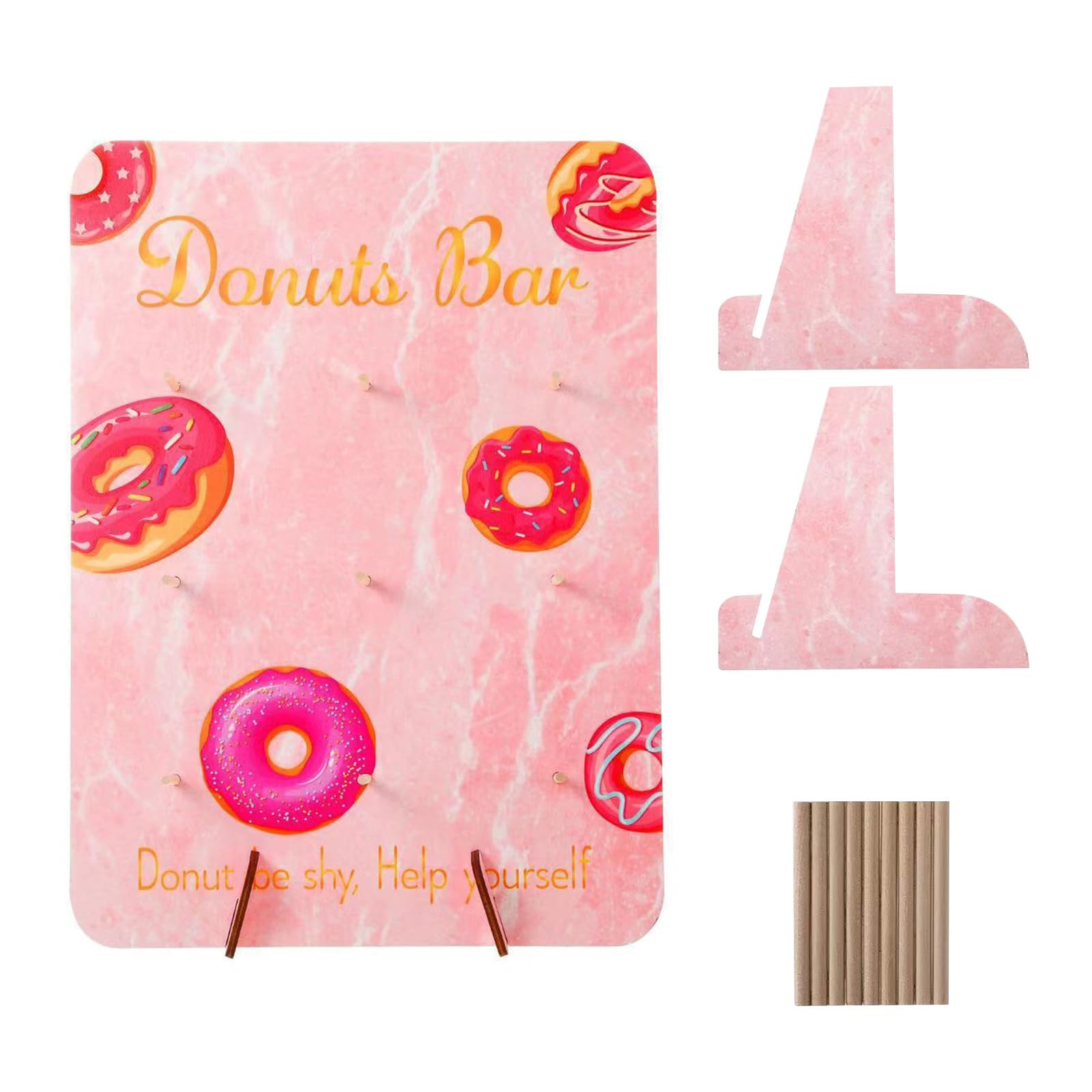 Kalttoy Doughnuts Holder Cafe and Home Use with Sturdy Bracket Supplies for Home Bedroom Dormitory Showing Bracket Dessert Stand