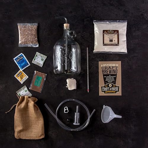 Miniatura 4 de Kit de elaboración de cerveza Holiday Ale - Con kit de receta Seaonal Red Ale (1 galón), jarra de vidrio, bastón de estante, tubo con abrazadera
