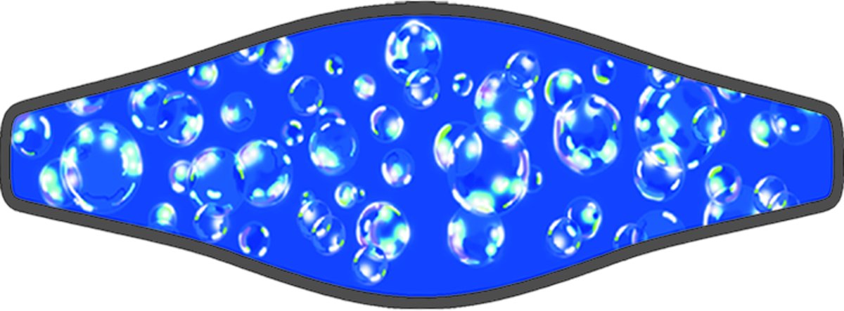 Strap-Wrapper Dive Mask Strap Wrapper - Wraps Around Your Dive Mask Strap