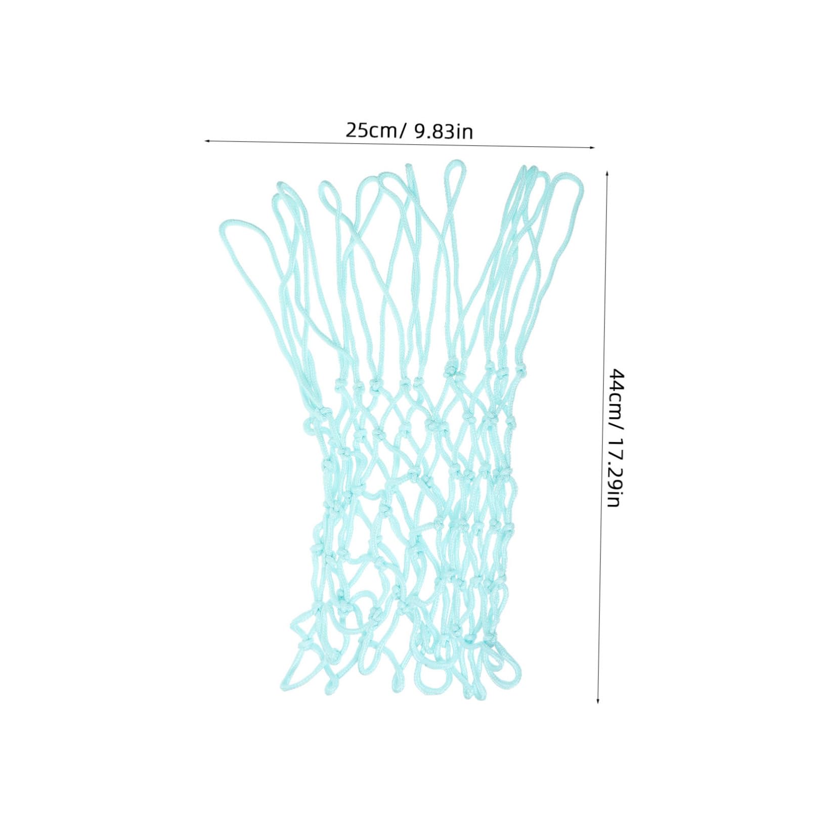 HANABASS 2pcs Basketball Supply Luminous Net for Hoop Heavy Duty Basketball Netting Replacement