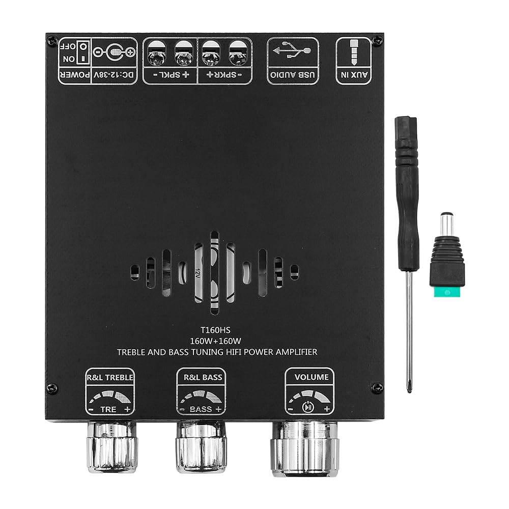 Module d'amplificateur de puissance audio 2.0 canaux DollaTek avec contrôle basse - 8