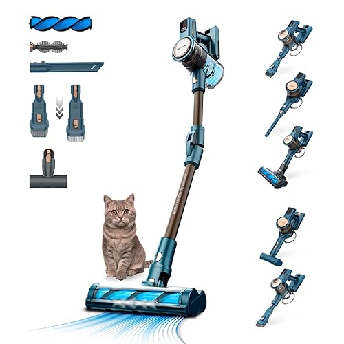 Taurus HVCA72593B, Aspirateurs balais et balais électriques, Gris, Bleu, cuivre,