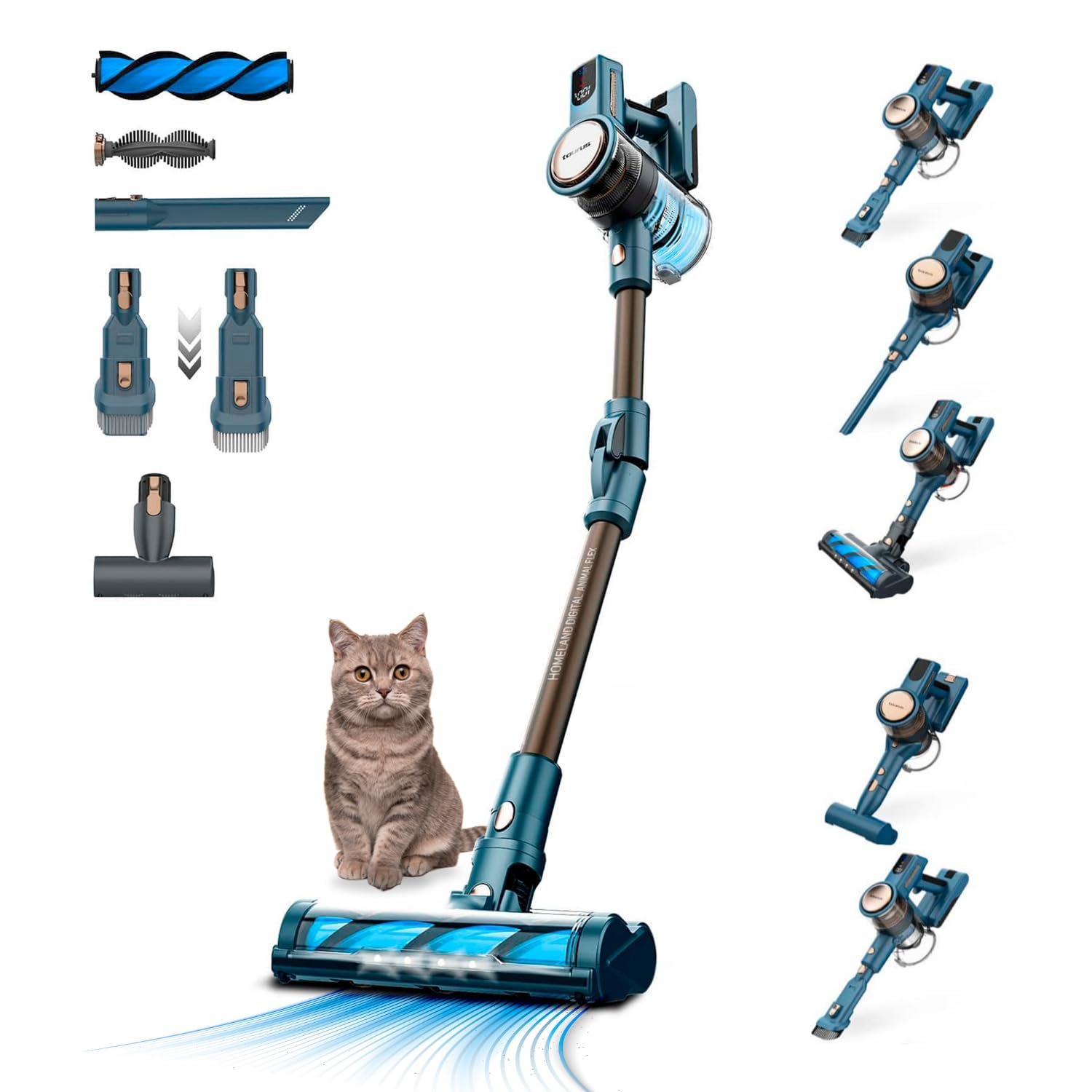 Taurus Aspiradora Flex Animal: Limpieza Total Bajo Muebles