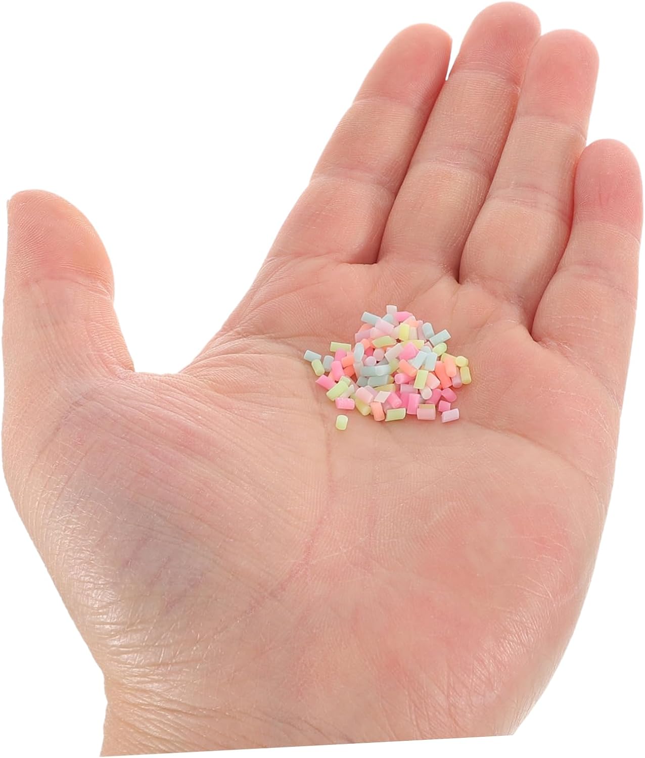 KOMBIUDA 9bags Polymer Clay Sprinkles Charms for Crafts Phone Case Accessories Versatile Soft Clay Beads More for Creative Projects