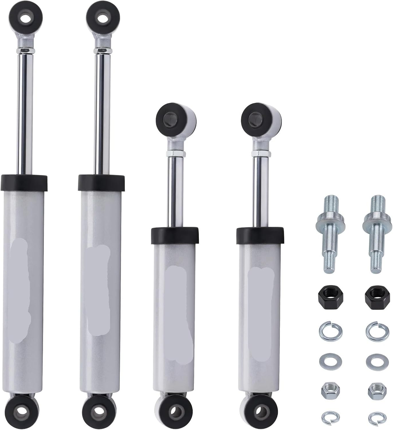 Set Of 4 Drop Front 2-3" Rear 4-5" Shock Absorbers Compatible For Chevy C10 Pickup 1963-72