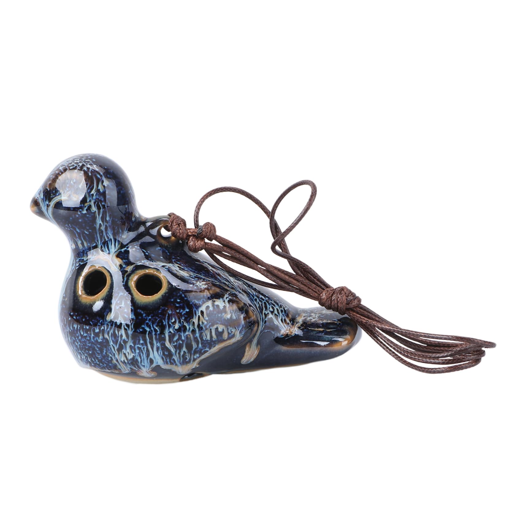 HANABASS 6Holes Bird Shape Ocarina Instrument Flute for Beginners Professionals Portable Music Decor Ergonomic Design present for Music Lovers