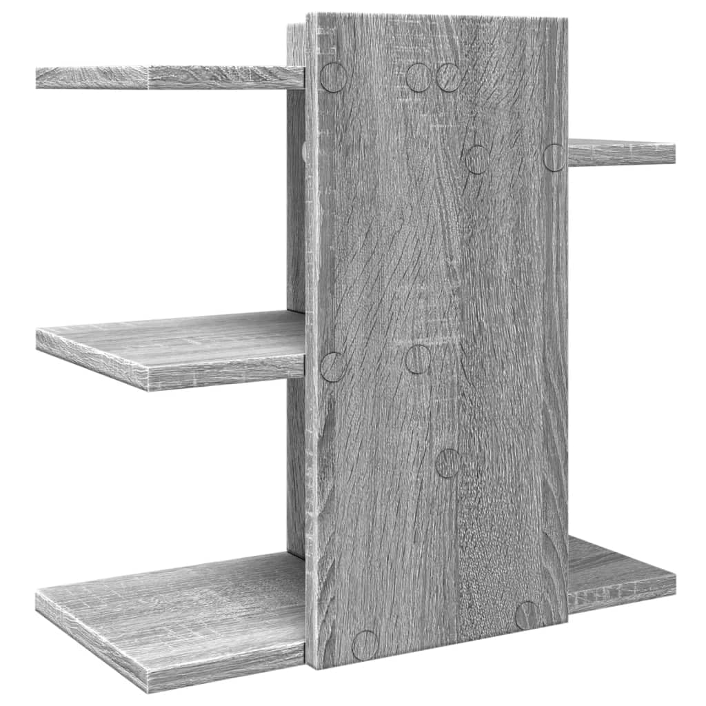 Organizer Scrivania Grigio Sonoma 42x21,5x42 cm Multistrato,Organizer da Scrivania,Portaoggetti da Scrivania,Organizer da Scrivania-848071