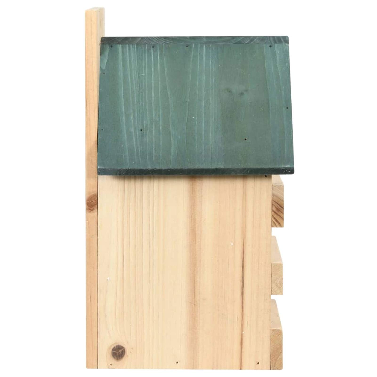 Casette per Uccelli 4 pz 23x19x33 cm in Legno di Abete,Casa per Uccelli Legno Piccola Casetta Decorazione