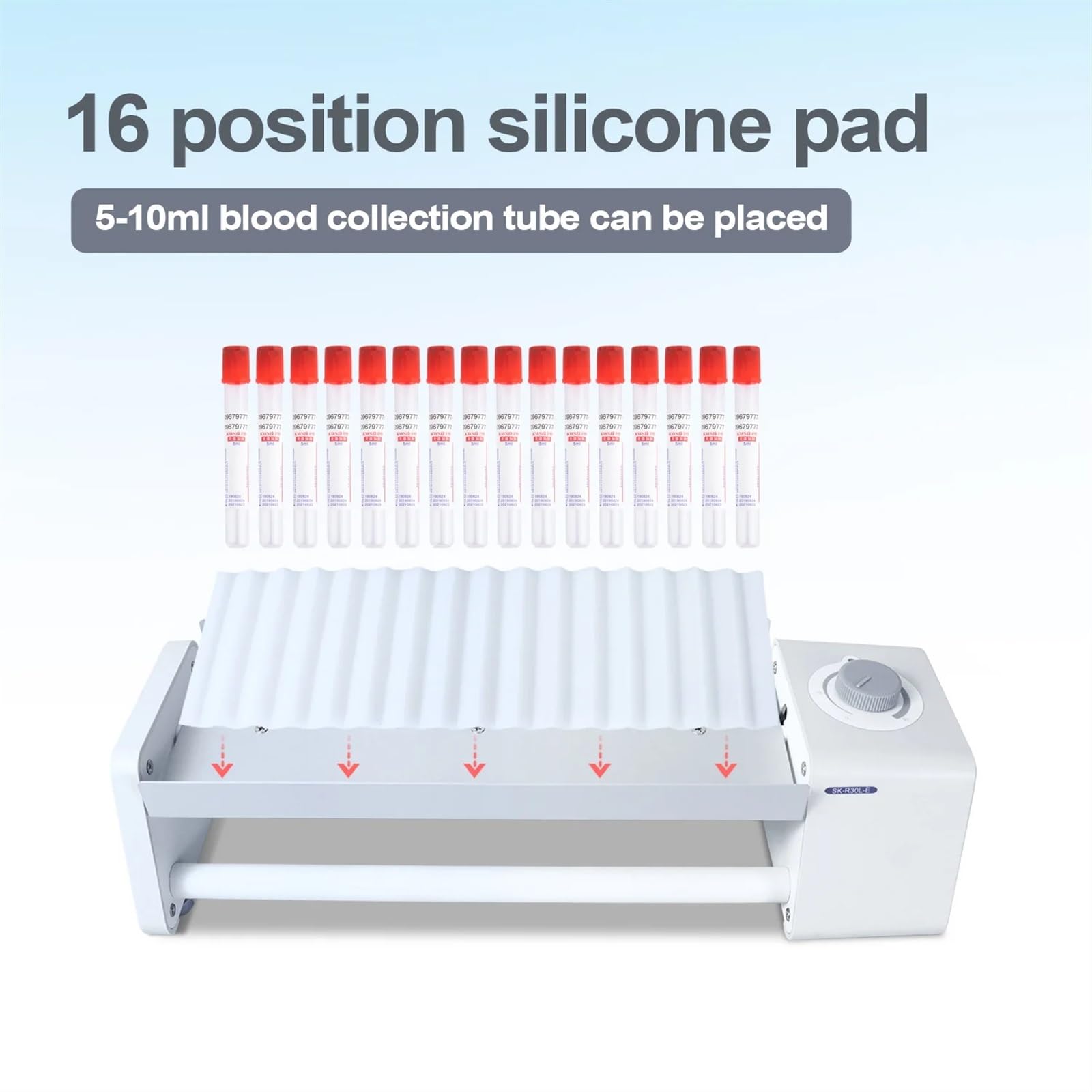 Mezclador multitubo de laboratorio 30 rpm tubo de análisis de sangre Rocker tubo compacto mezclador de vaso continuo SK-R30S-E/SK-R30L-E Simple y fácil de usar (SK-R30S-E)
