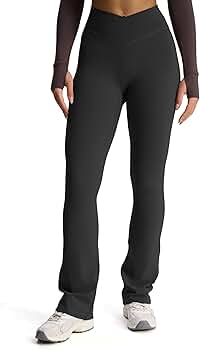 パンツ taara clothing Flare Leggings Tara Flare Leggings White at Amazon Women's Clothing store