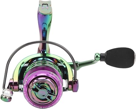 Fishing Gear,Fishing Equipment,Spinning Reel Metal Spinning Fishing Wheel 5.0:1 Speed Ratio Fishing Reel for Freshwater Saltwater(SK3000)