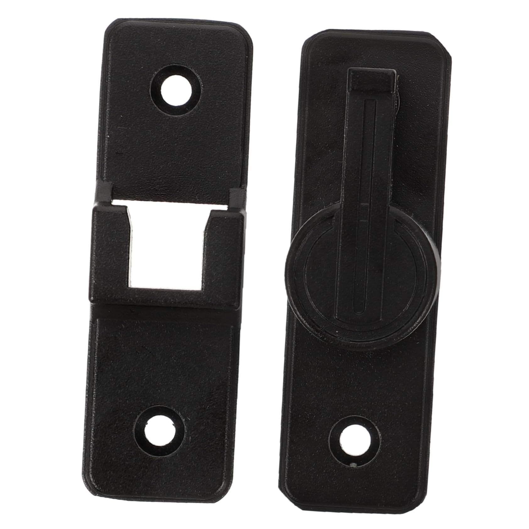 Barn Door Latch Stainless Steel Finish 90 Degree Rotatable Door Lock for Bathroom and Gate Use Sturdy