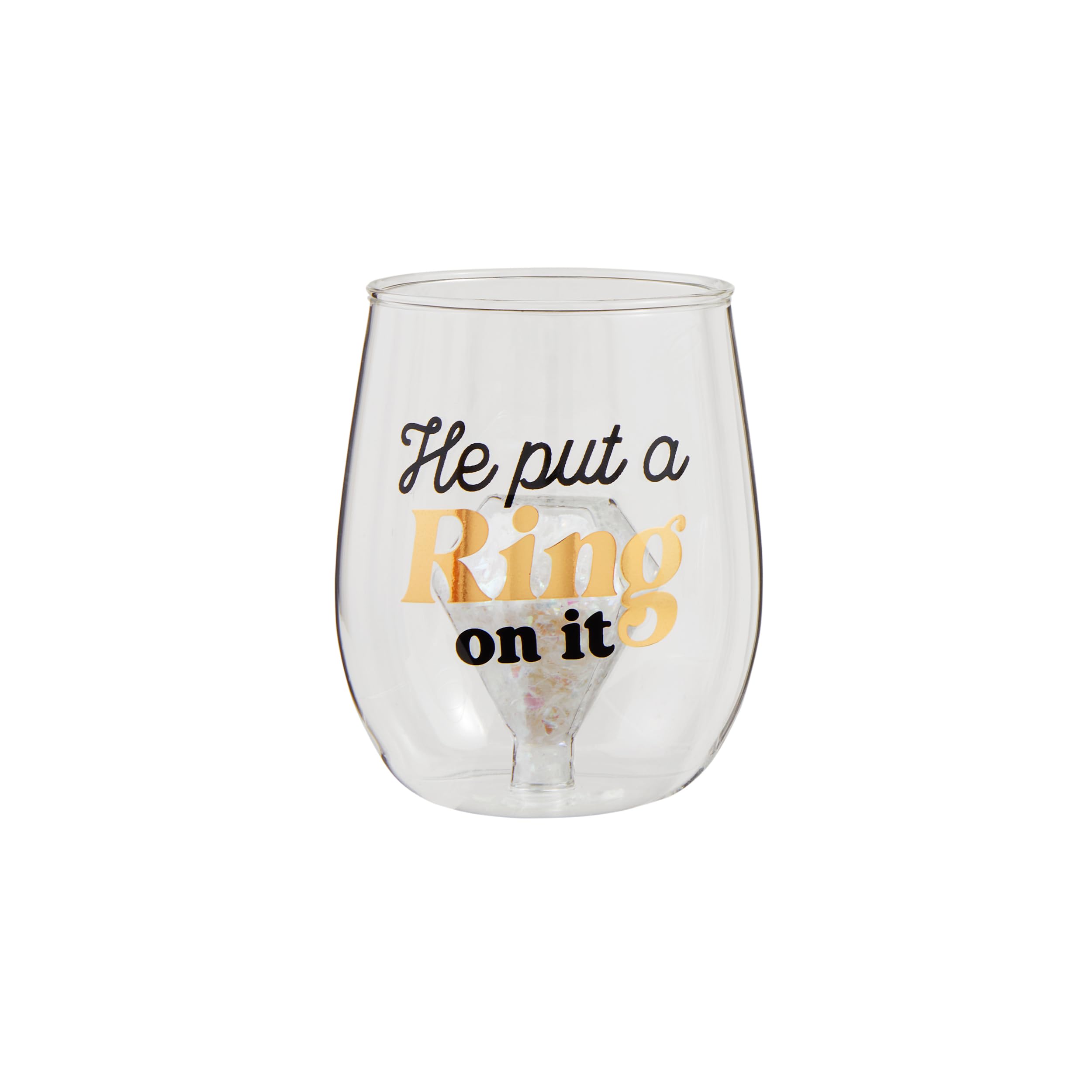 Verres à vin de mariage Mud Pie 473g verre original cadeau mariés