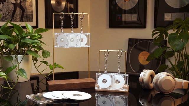 Amazon.com: Misdary 10 Pcs Mini Cd Holder Keychain Album Case