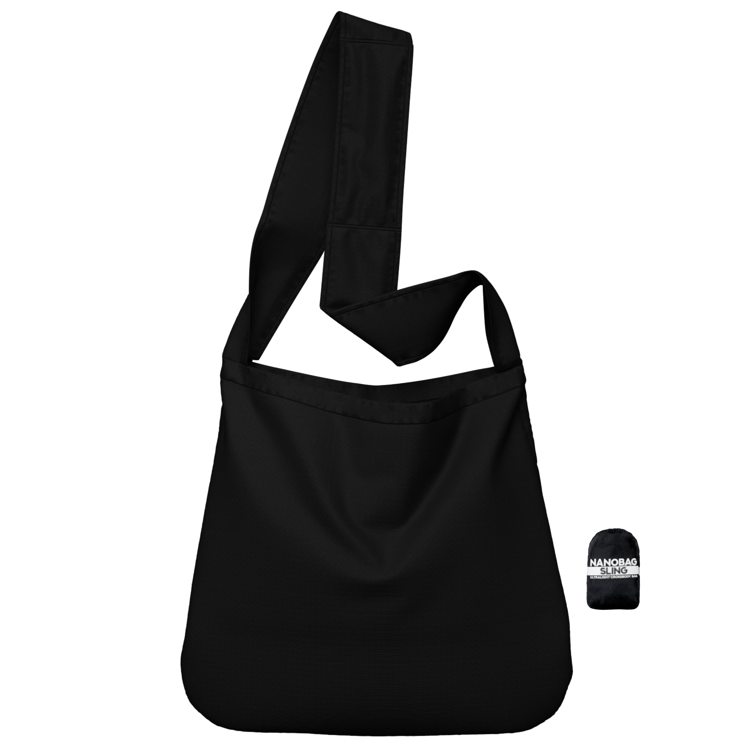 Nanobag - Bolsa de la compra compacta ultraligera, reutilizable, pequeña y ecológica, plegable, multiusos y elegante
