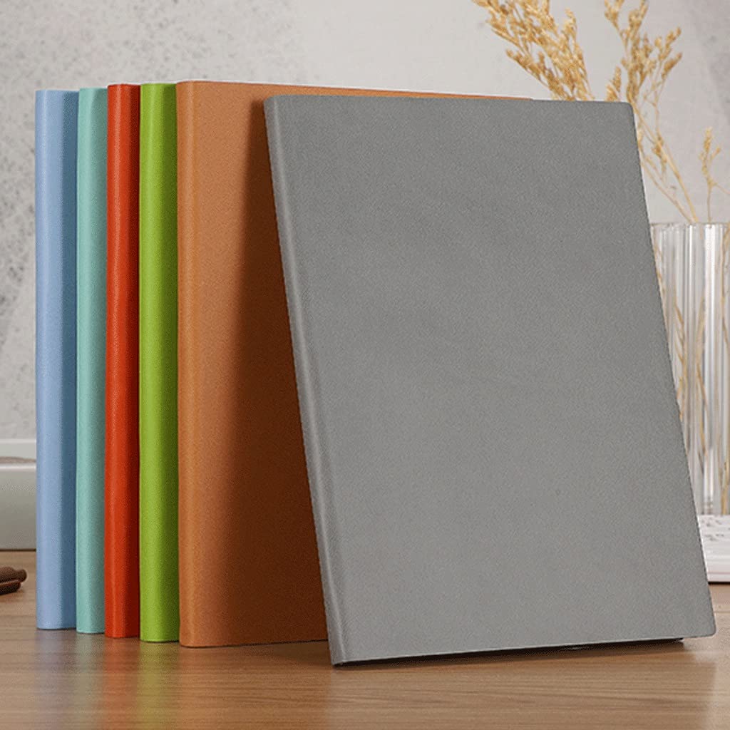 Journal taccuino Journal Classico Linea Orizzontale in Pelle Morbida Notebook 5 Confezioni semplici diario Adatto agli Studenti per Creare Piani scrivendo Affari dell'ufficio Scolastico