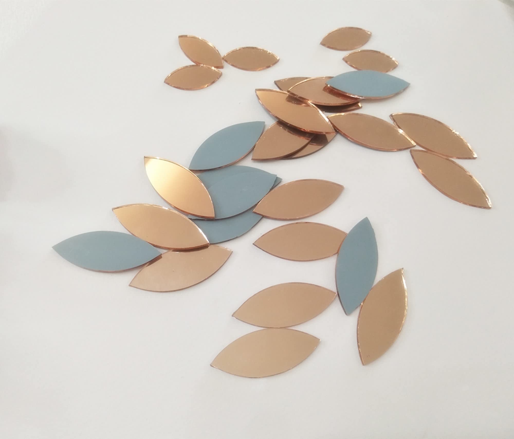 Lot De 120 Carreaux De Mosaïque Triangulaires En Forme De Miroir