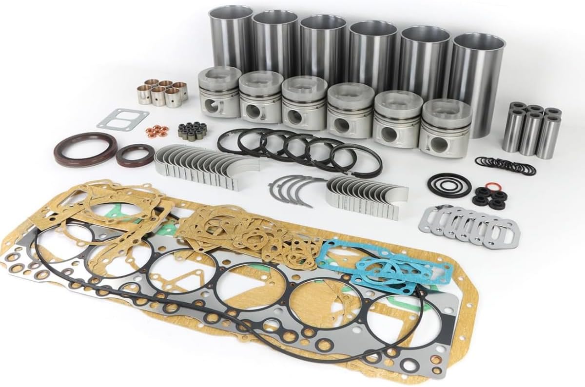 6BD1 6BD1T Engine Overhaul Rebuild Kit Piston Liner Kit With Gasket Kit For Isuzu 6BD1 6BD1T Engine TCM Forklift Truck And Hitachi EX200 EX200-3 Excavator