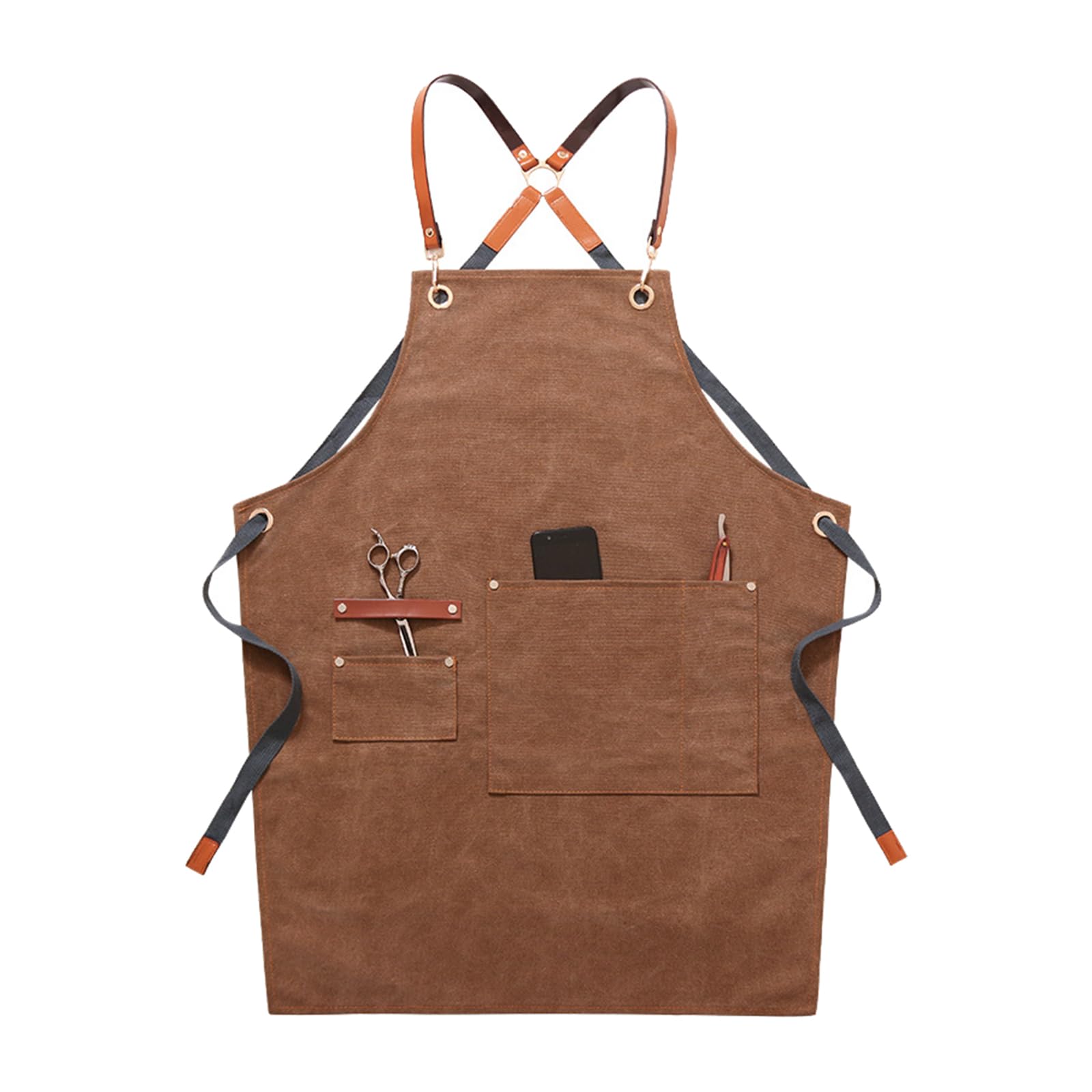 Grembiuli da cuoco for uomo e donna con ampie tasche,Grembiuli