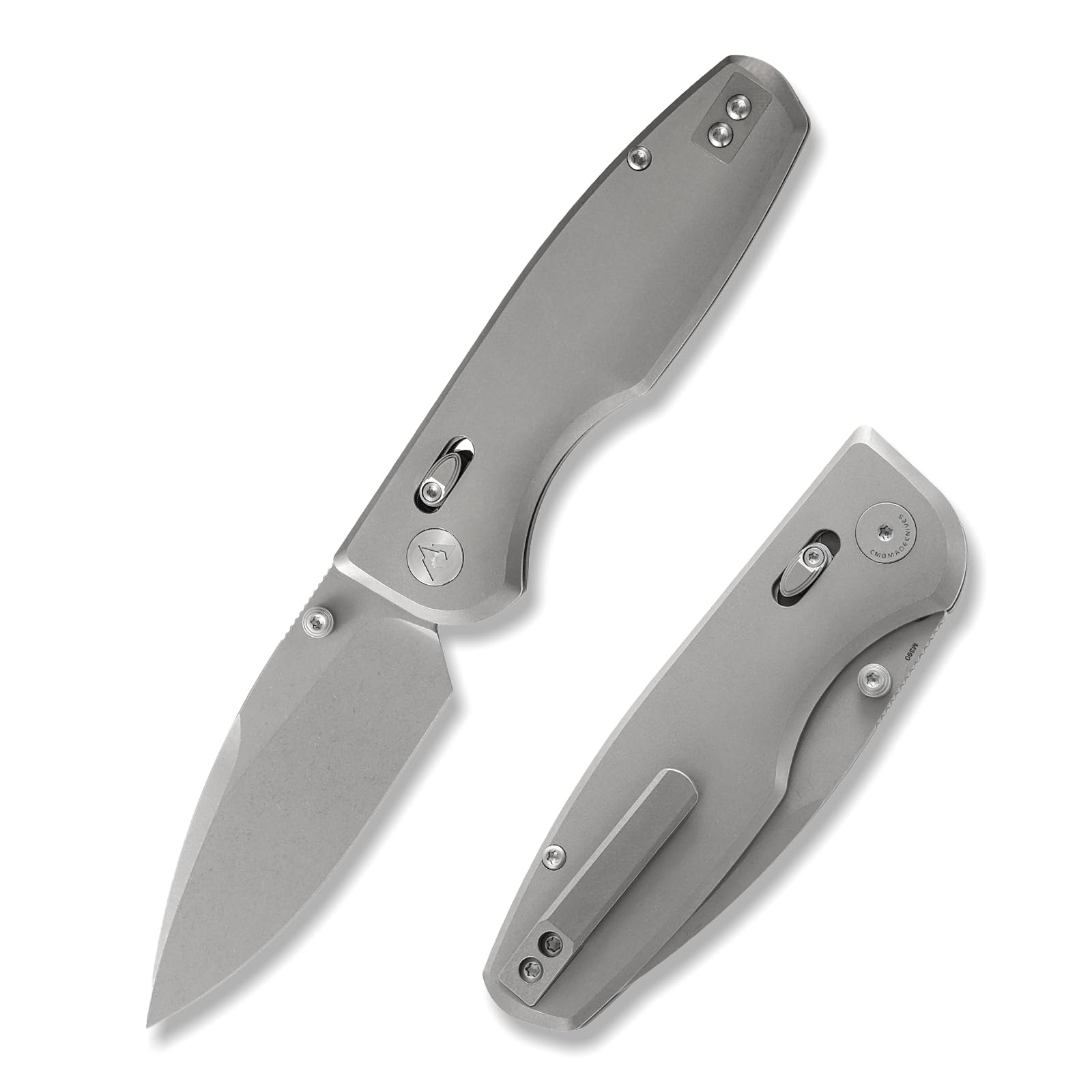 Amazon.com : CMBMADEKNIVES CMB Predator V4 Titanium Handle M390