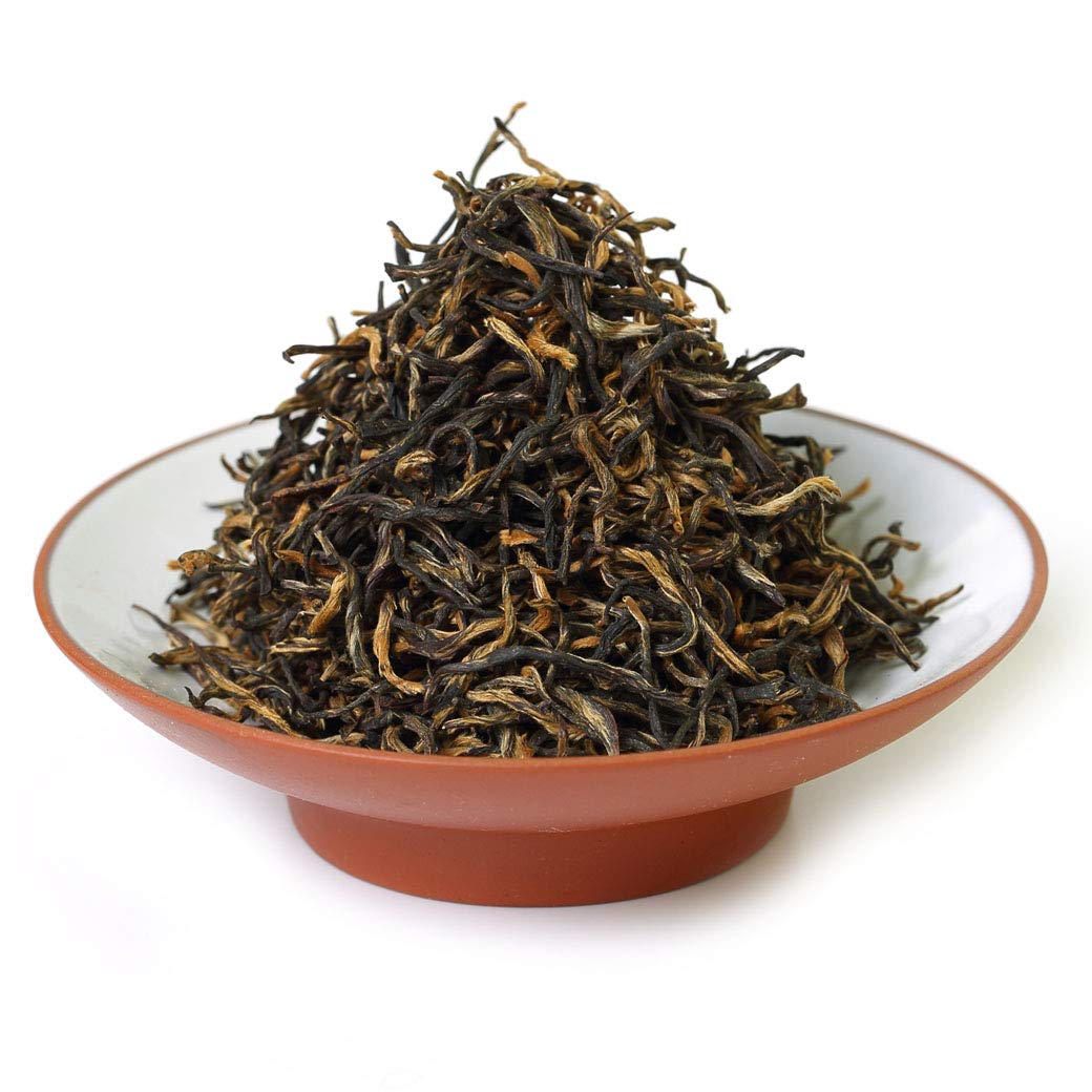 GOARTEA Schwarzer Tee - 4Pcs 250g Total 35.2oz Premium Grade - Lapsang Souchong Tea - Loose Leaf Chinese Black Tea Schwarztee - Golden Buds - No Smoky Taste