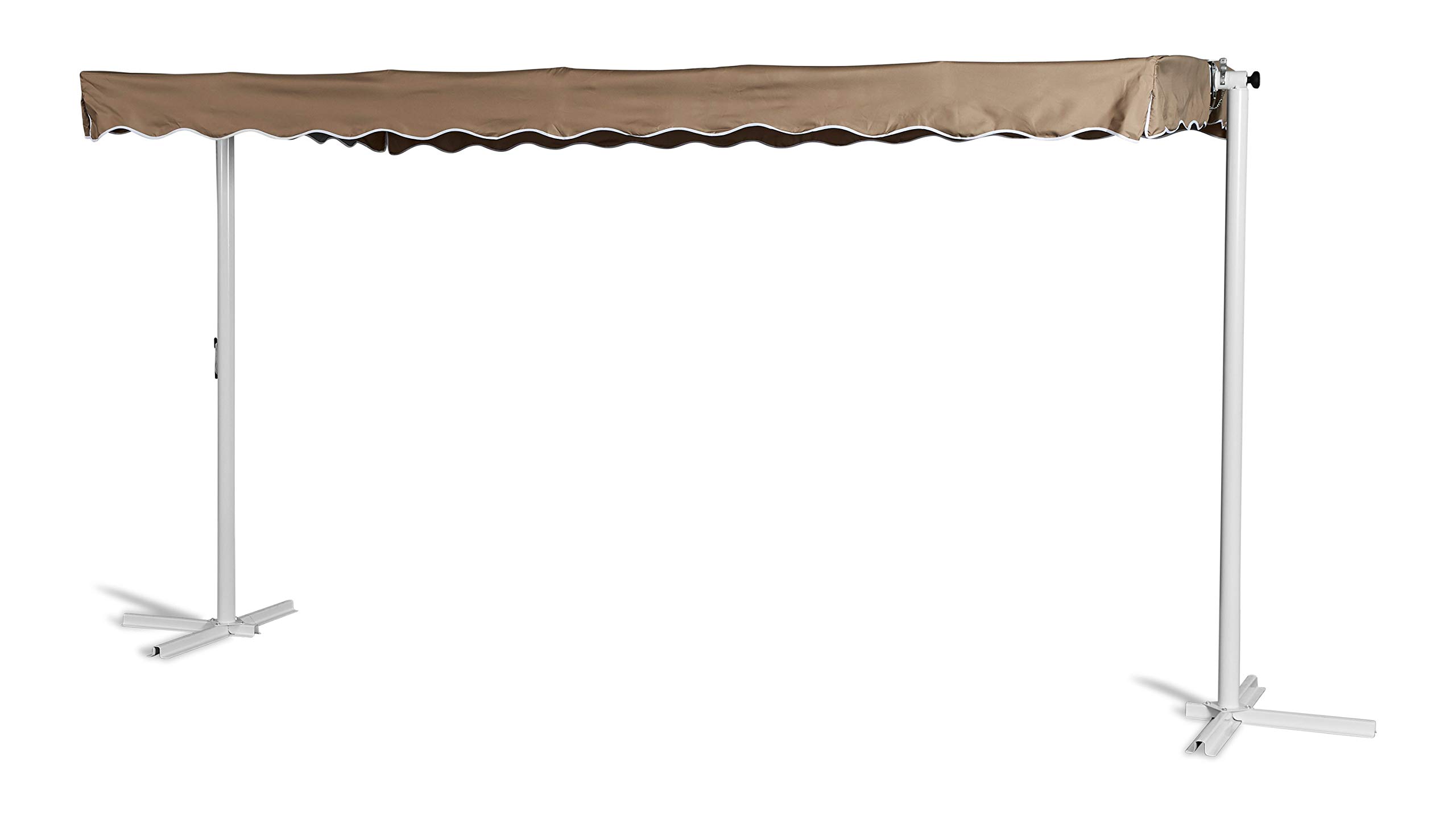 ziehharmonika markise kaufen GRASEKAMP Qualität seit 1972 Standmarkise Dubai Taupe 375x225cm mit Schutzhülle Terrassenüberdachung Raffmarkise Mobile Primary colour:130mm Gold/Blue Castelli - Nora Pure Manufacturer/Brand_The-North-Face
