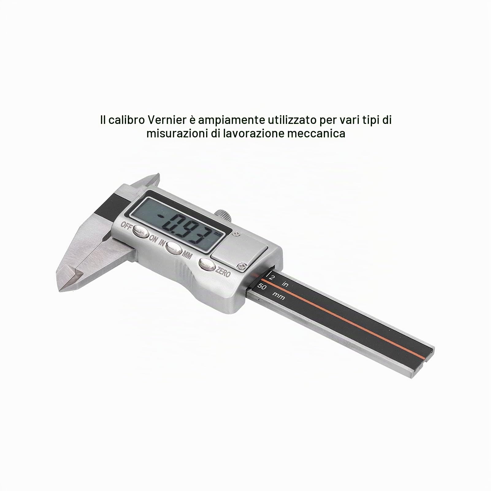 Calibro Digitale 0-50mm, Mini Portatile Tascabile, Resistente All'usura Antiruggine, Strumento di Misura Professionale per Gioielli e Archeologia