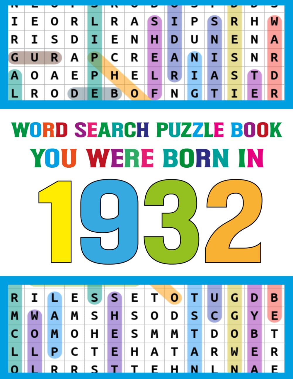 Word Search Puzzle Book: You Were Born In 1932: Nostalgic Word Search Puzzle Book – Large Print Brain Games for Seniors