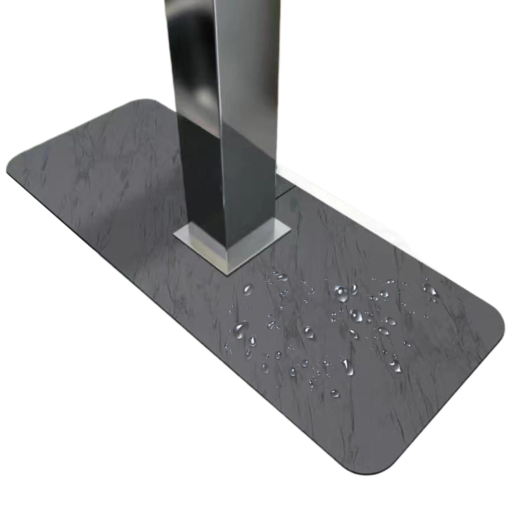 Takingup Kitchen Sink Splash Guard, Quick Absorbing Waterproof Drip Catcher Behind Faucet for Kitchen Bathroom, Faucet Mat for Sink