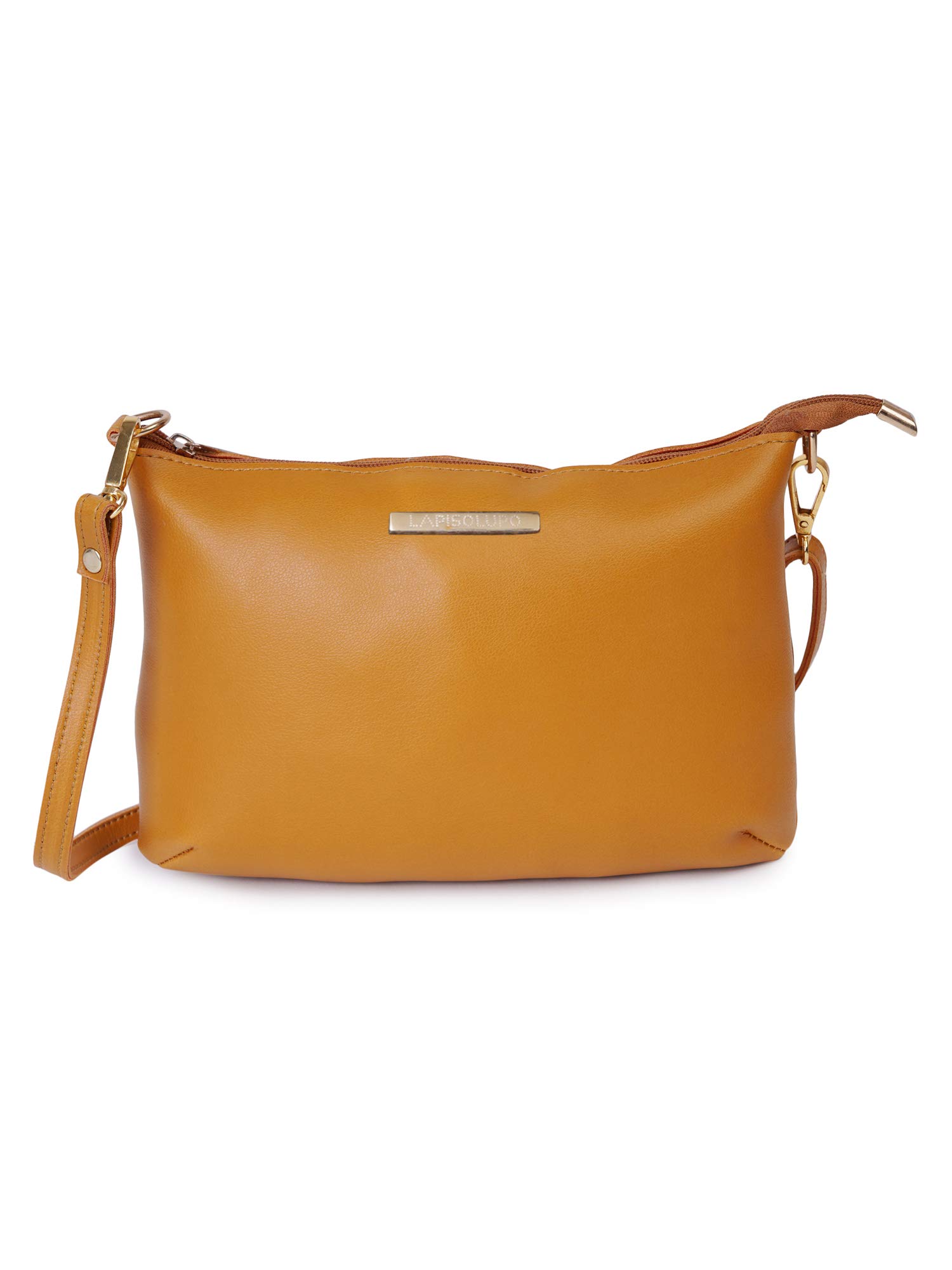 LAPIS O LUPO Womens Sling Bag (LLSL0059MD Mustard) (B08NX6SMV7) Amazon Price History, Amazon Price Tracker