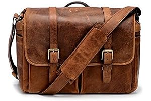 ONA The Brixton - Camera Messenger Bag in Autumn Cognac Leather