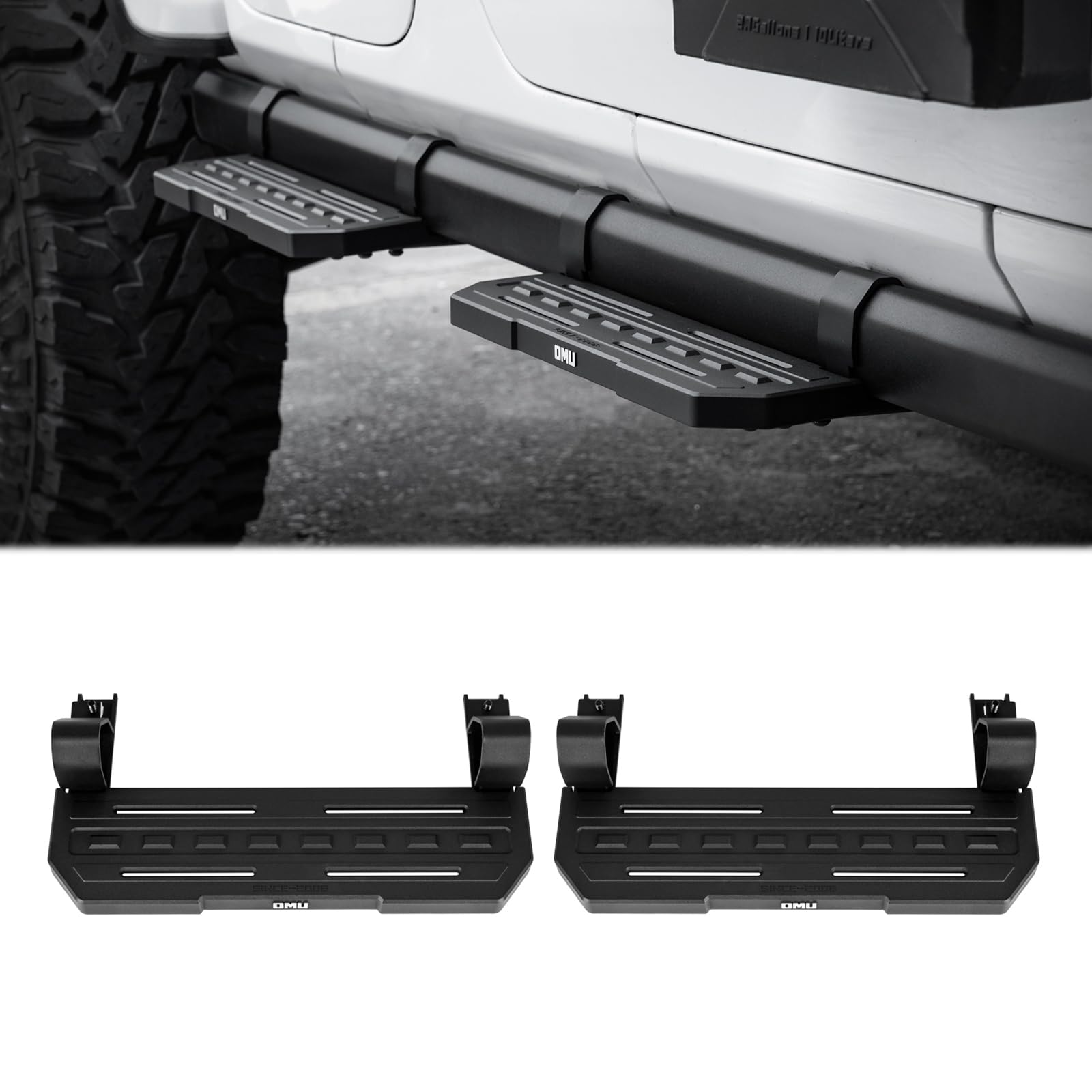 Amazon.com: OMU 2Pcs Running Boards Side Steps Compatible with