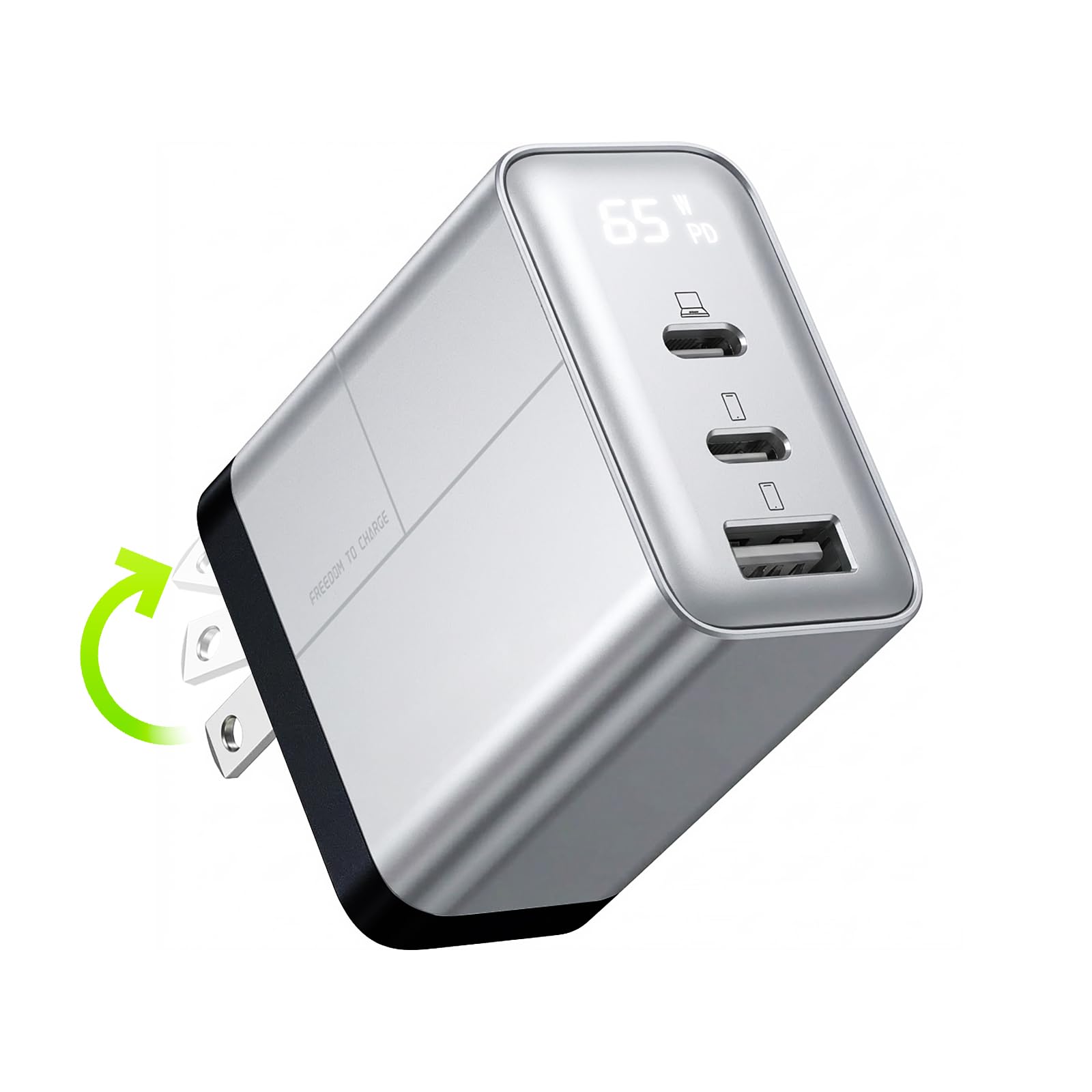Amazon | COLORFUL 65W 充電器 3ポート 