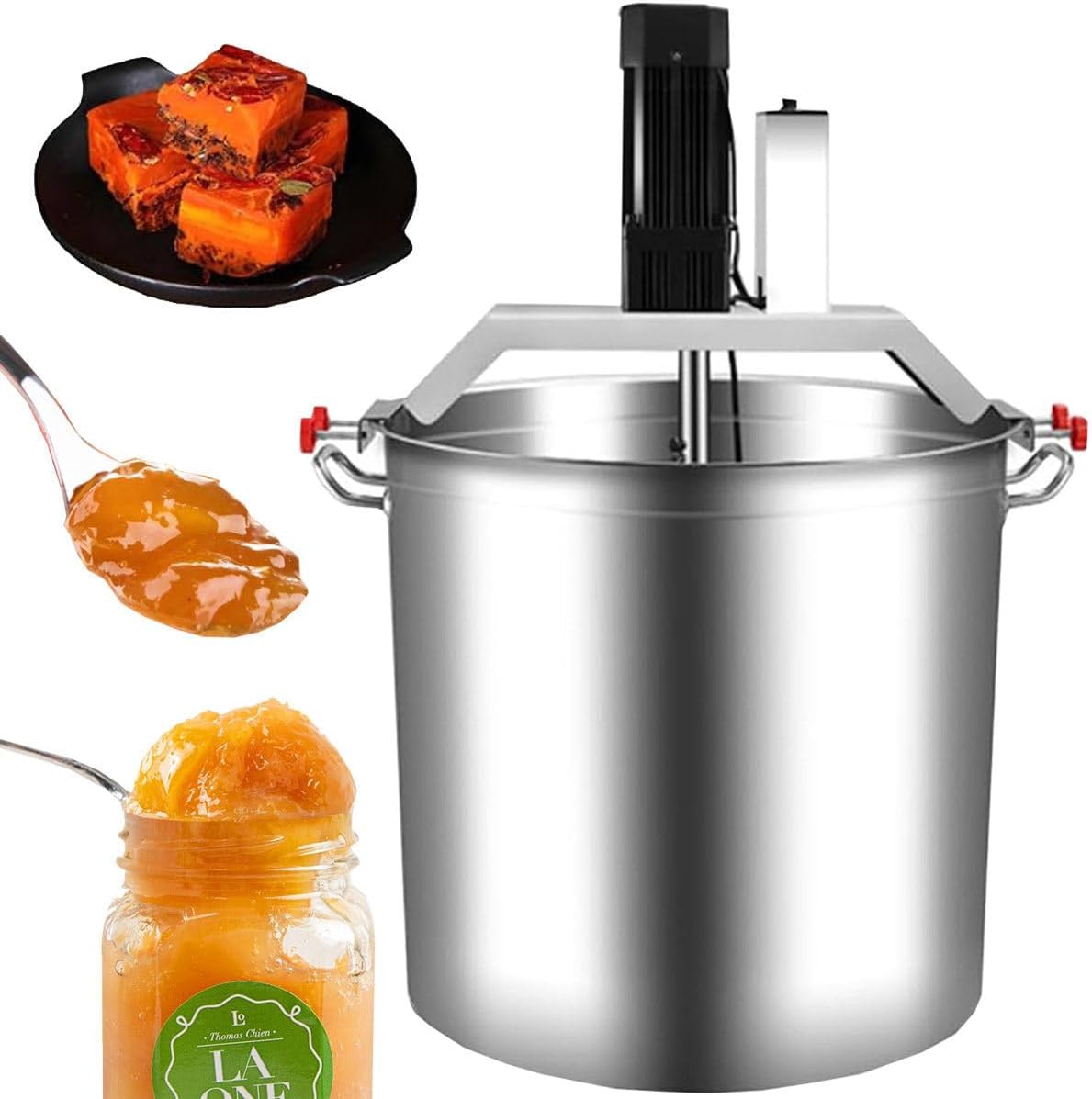 Máquina Mezcladora de Alimentos Automática 80L, Olla Revolvedora