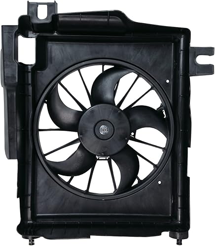 Conjunto de ventilador TYC 610730 de reemplazo para enfriamiento de condensador de aire acondicionado de camioneta pickup Dodge Ram