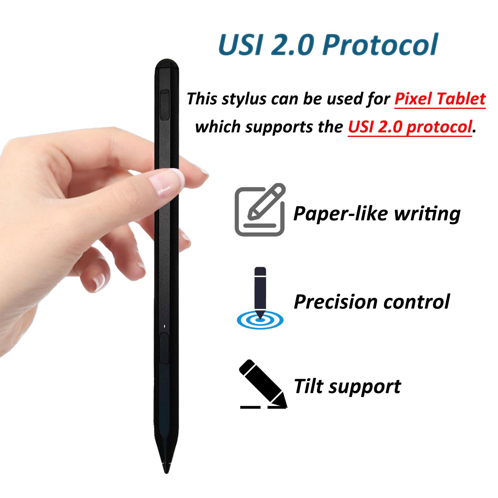 Palm Rejection Usi Pen Stylus Pixel Tablet Stylus Penoval USI