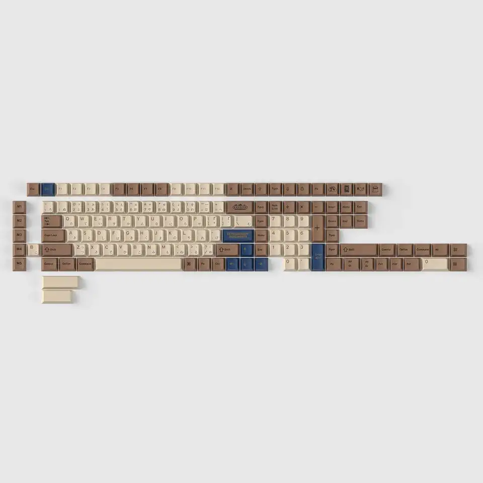 Keychron 140 Keys Cherry Profile Dye-Sub PBT Keycaps Full Keycap Set for Mechanical Keyboard MX Switch (Treasure Hunter)