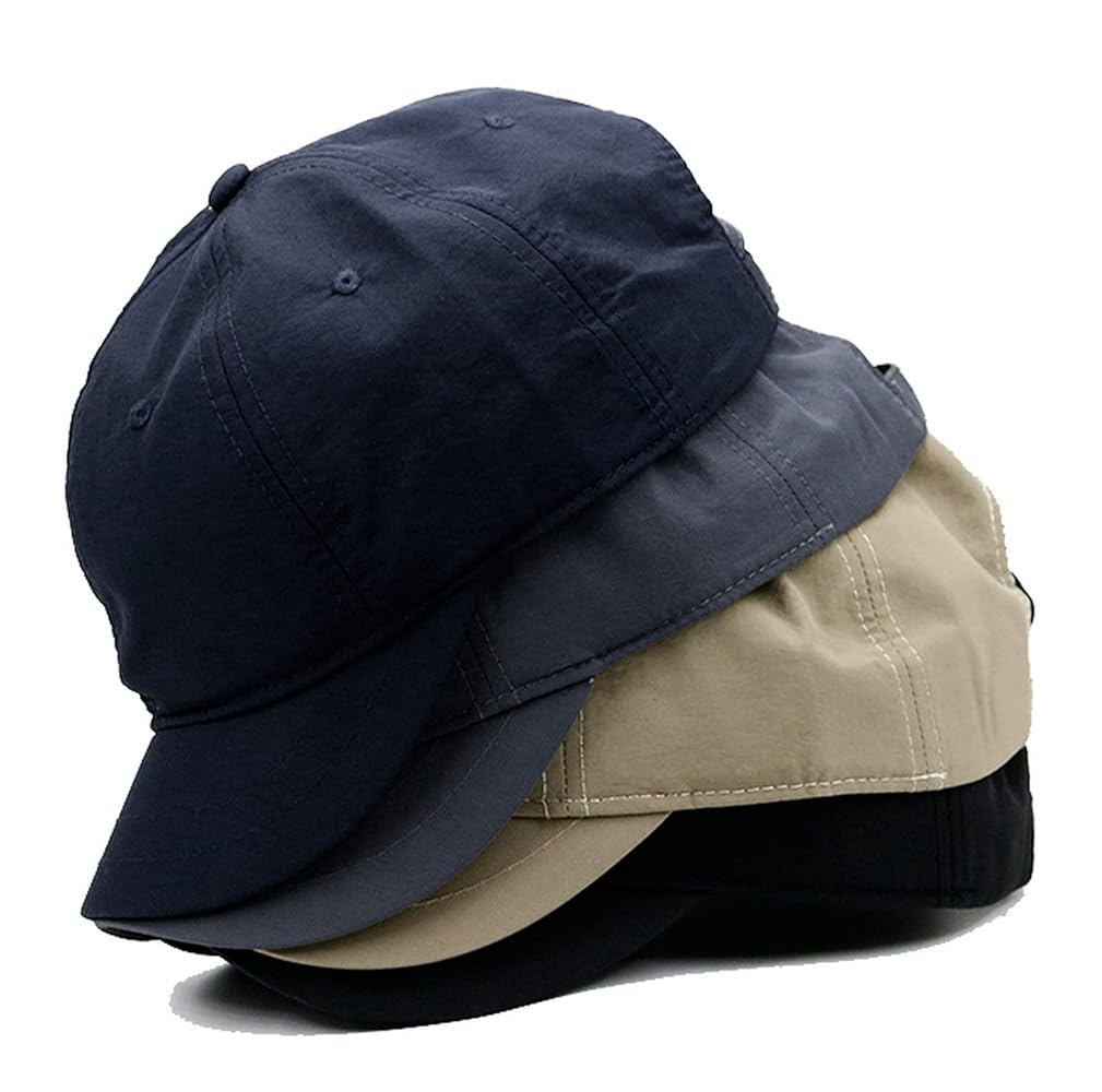 Faringoto Short Brim Baseball Cap Quick Drying 6 Panel Sun