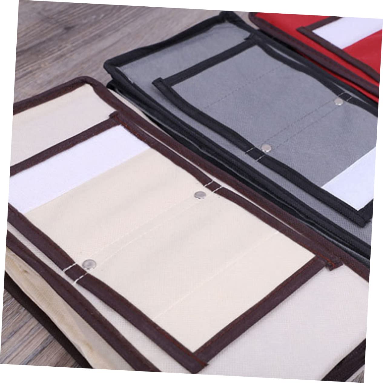 Happyyami 10-Layer Non-Woven Hanging Bag 30x15x120cm Grey Foldable Hanging Pouch Organizer