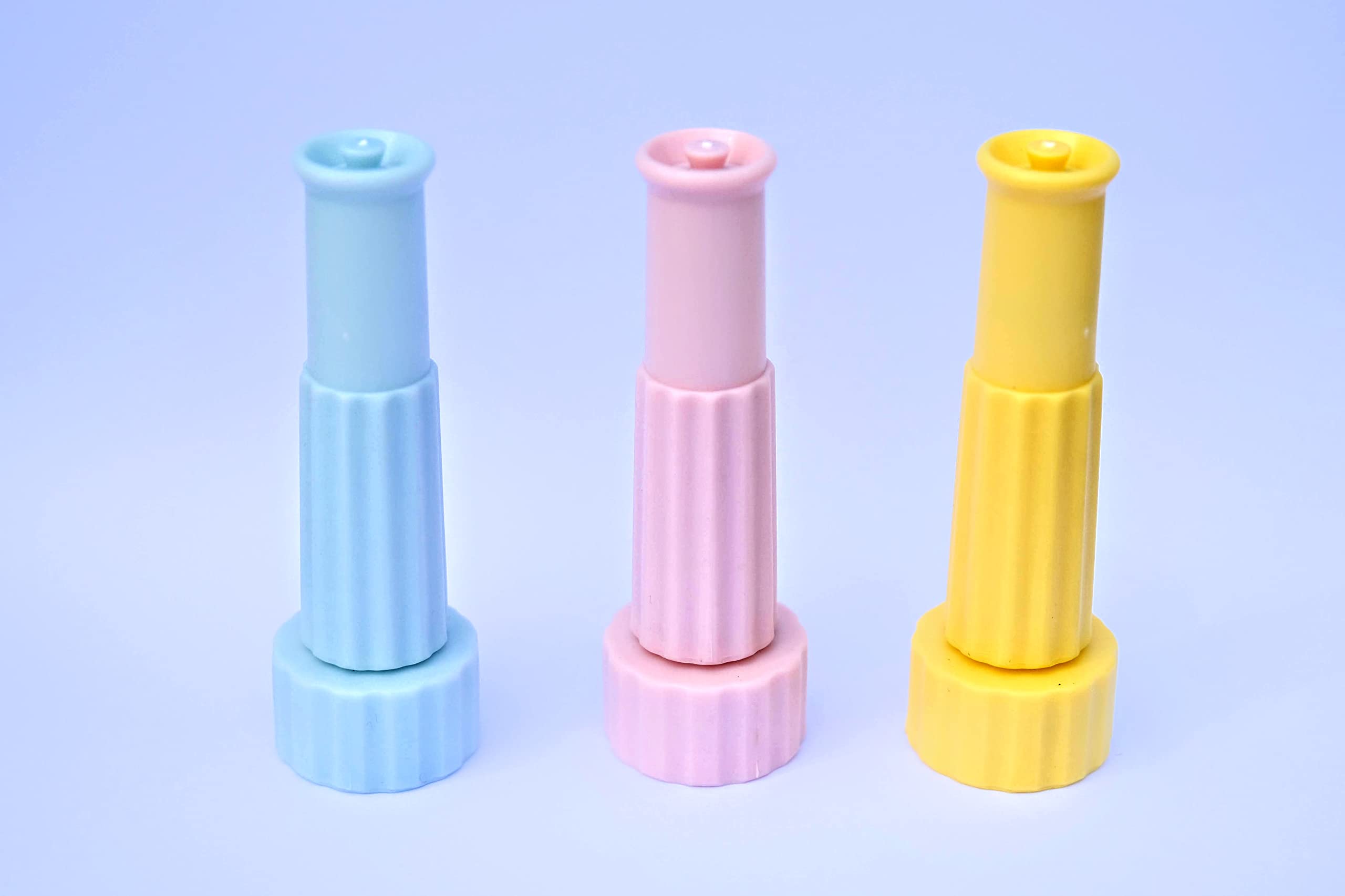 3 Pack Heavy-Duty Plastic Adjustable Twist Nozzle